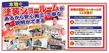 塗装ショールーム