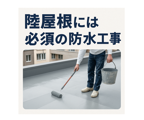外壁塗装　広島　屋根塗装　陸屋根