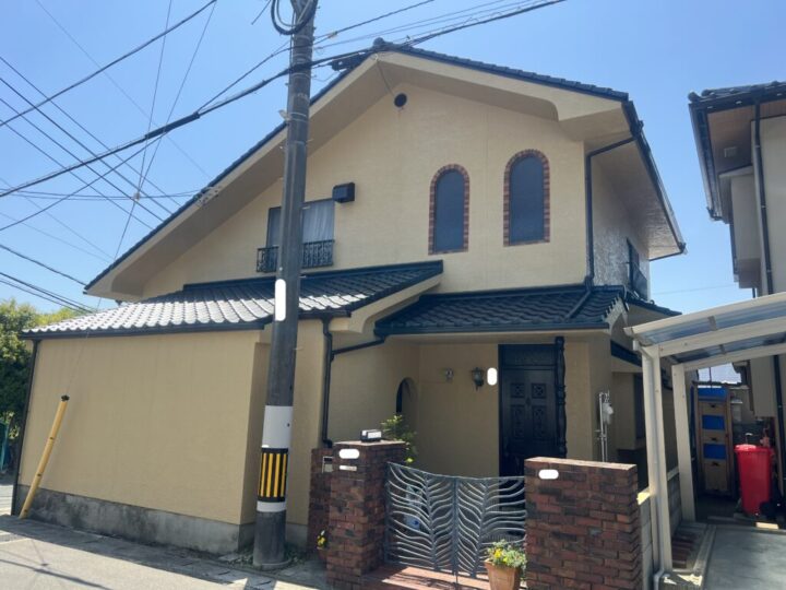 広島市西区 K様邸 外壁塗装・屋根葺き替え工事