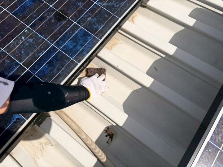 ⑥鉄部・木部ケレン清掃