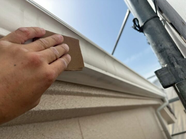 ⑥鉄部・木部ケレン清掃