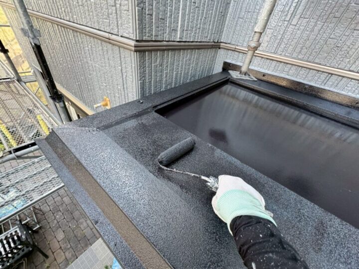 ㉑鉄部・木部上塗り 二回目