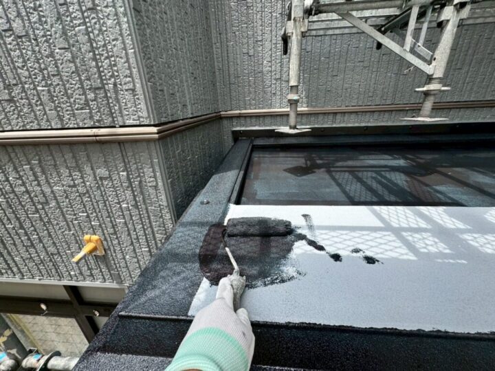 ⑳鉄部・木部上塗り 一回目