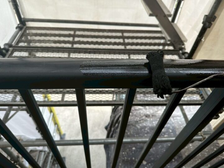 ⑦鉄部錆止め塗布