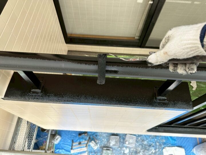 ⑲鉄部・木部上塗り 一回目