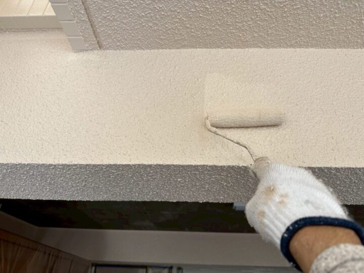 ⑮外壁(モルタル部)上塗り 二回目(SR-410)