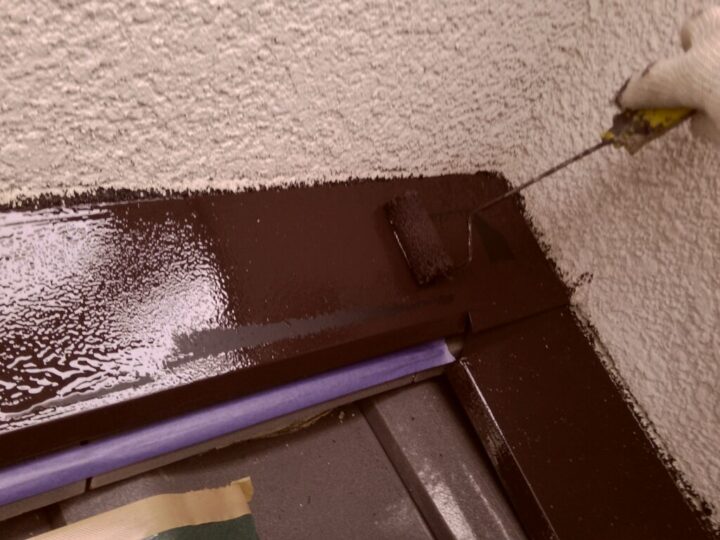 ⑦鉄部・木部上塗り 二回目