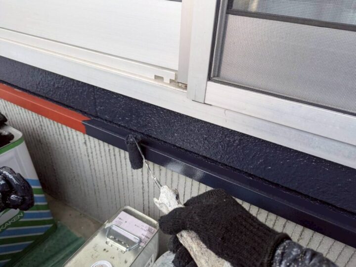 ⑱鉄部・木部上塗り 一回目