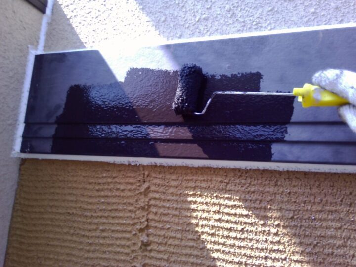 ⑦鉄部錆止め塗布