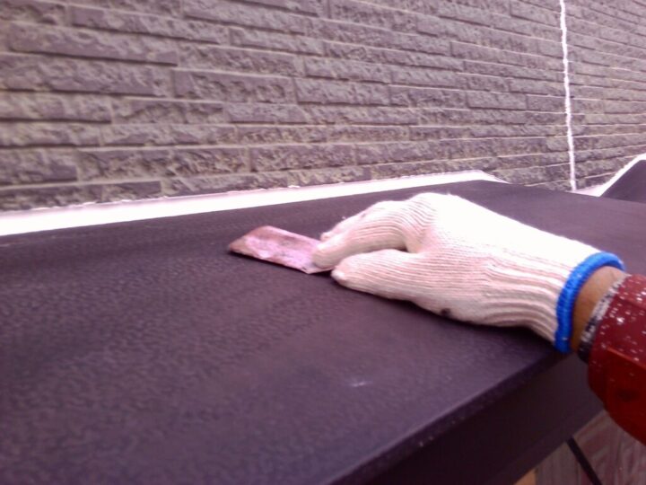 ⑤鉄部・木部ケレン清掃