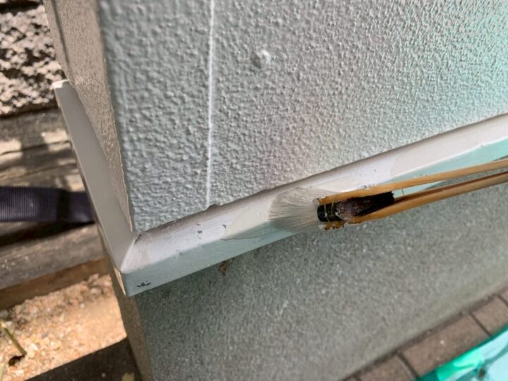 ⑬鉄部・木部上塗り 一回目