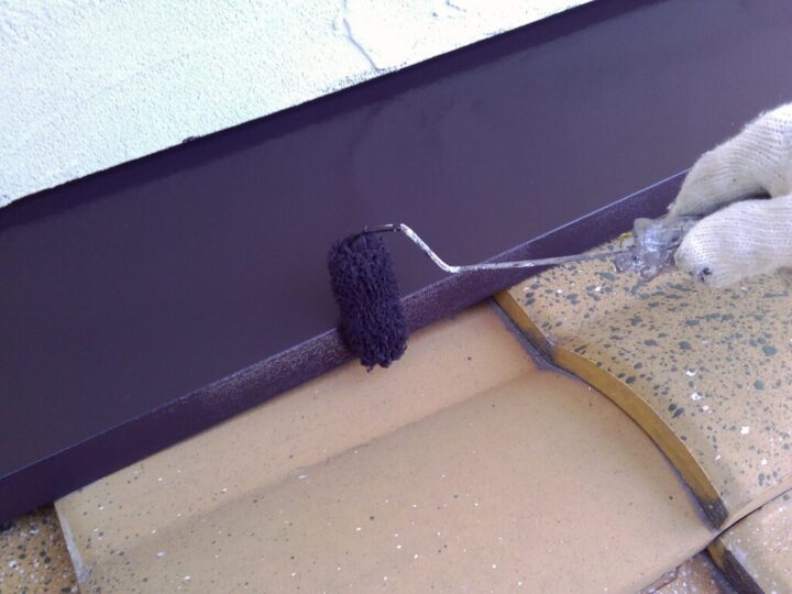 ⑯鉄部・木部上塗り 二回目