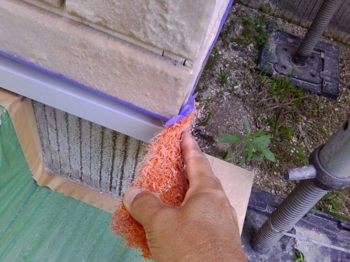 ⑤鉄部・木部ケレン清掃