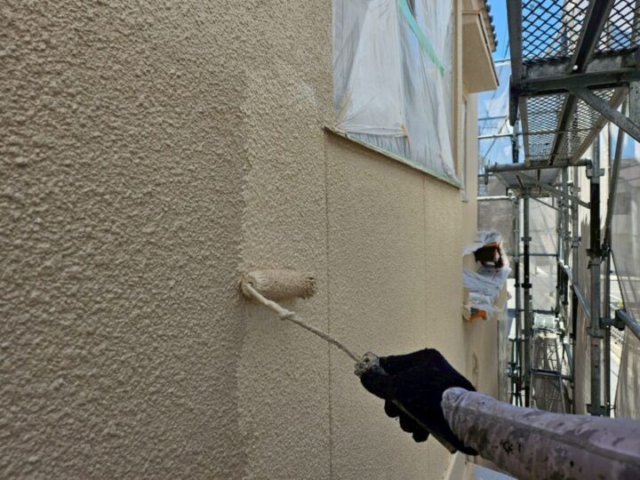 ⑥外壁上塗り 二回目