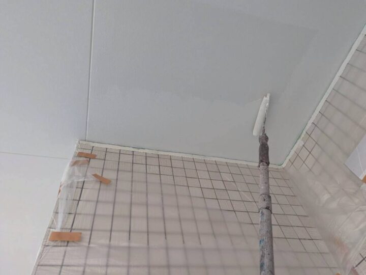 ⑫軒天塗装 二回目