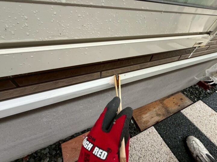 ⑦鉄部錆止め塗布