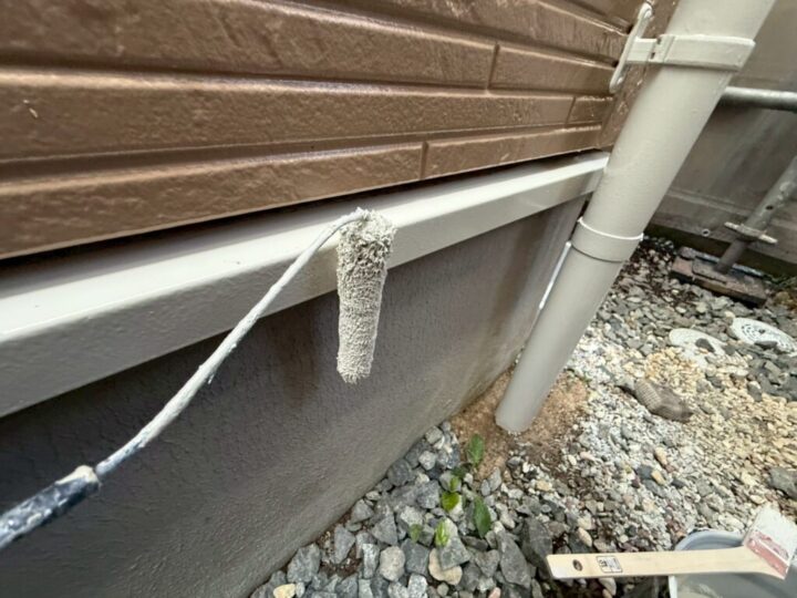 ⑭鉄部・木部上塗り 二回目