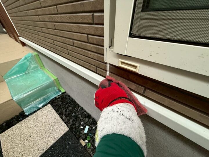 ⑥鉄部・木部ケレン清掃