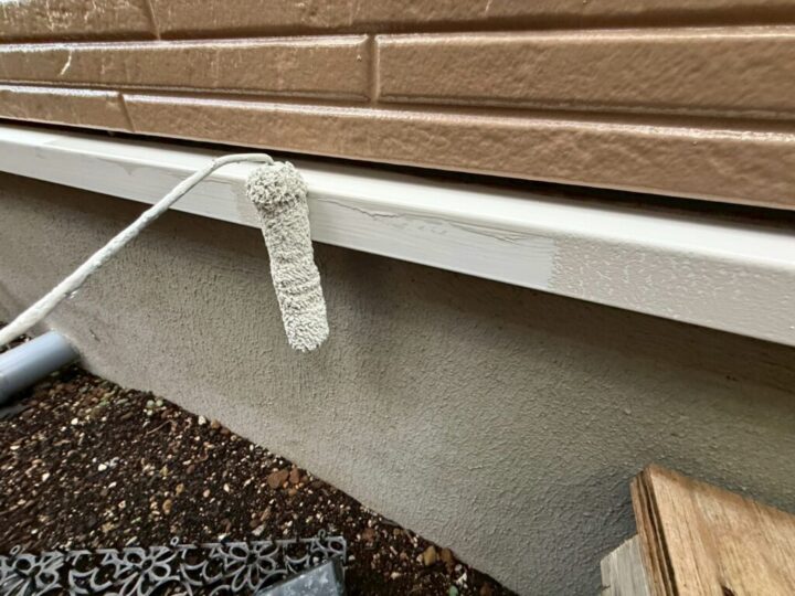 ⑬鉄部・木部上塗り 一回目