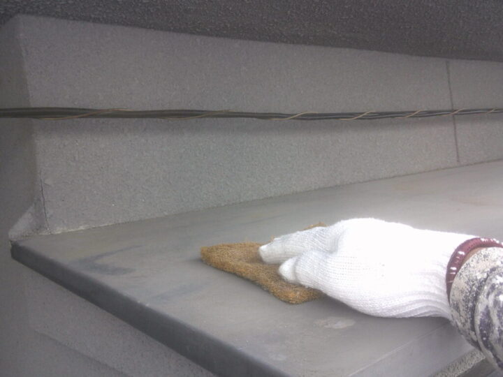 ②鉄部・木部ケレン清掃