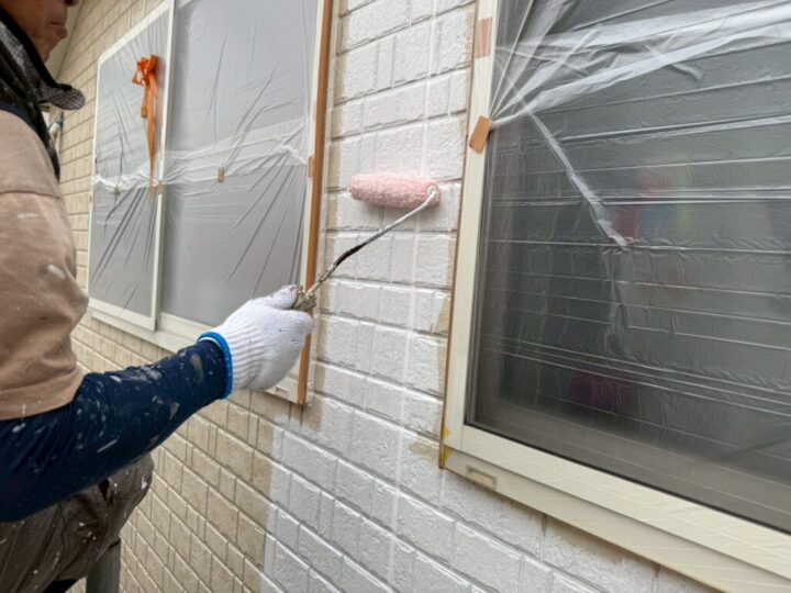 ⑧外壁下塗り
