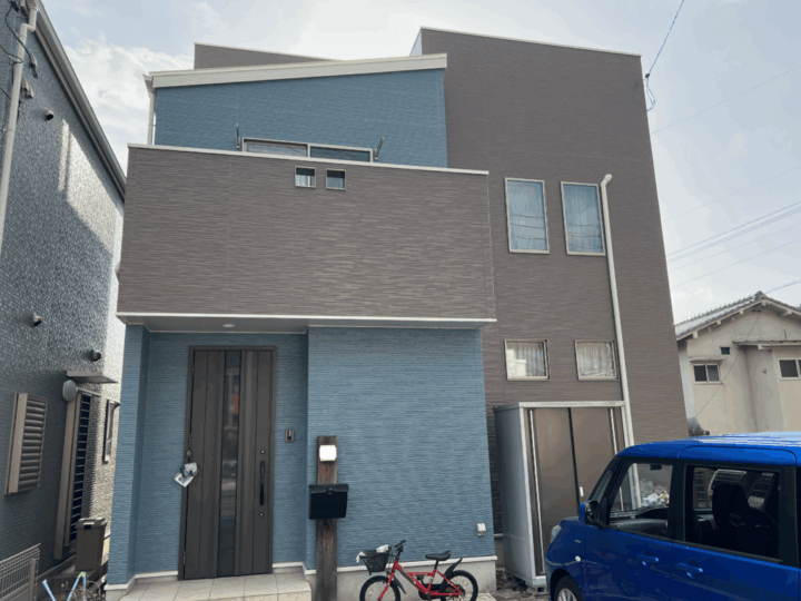 広島市安芸区 Ｋ様邸 外壁塗装・屋根塗装・防水工事