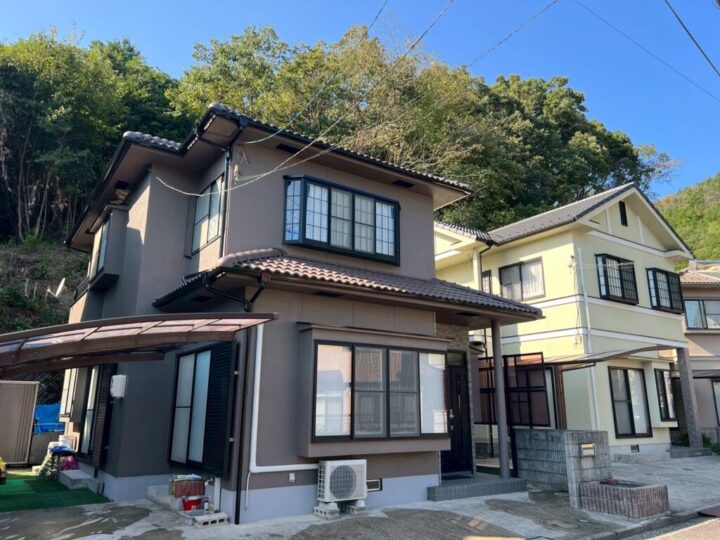 廿日市市 E様邸 外壁塗装・屋根塗装工事