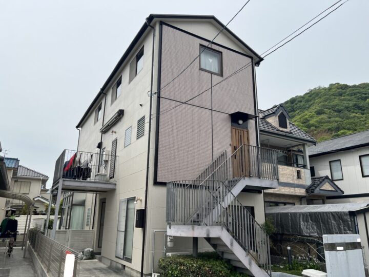広島市南区 Ｏ様邸 外壁塗装・屋根塗装工事